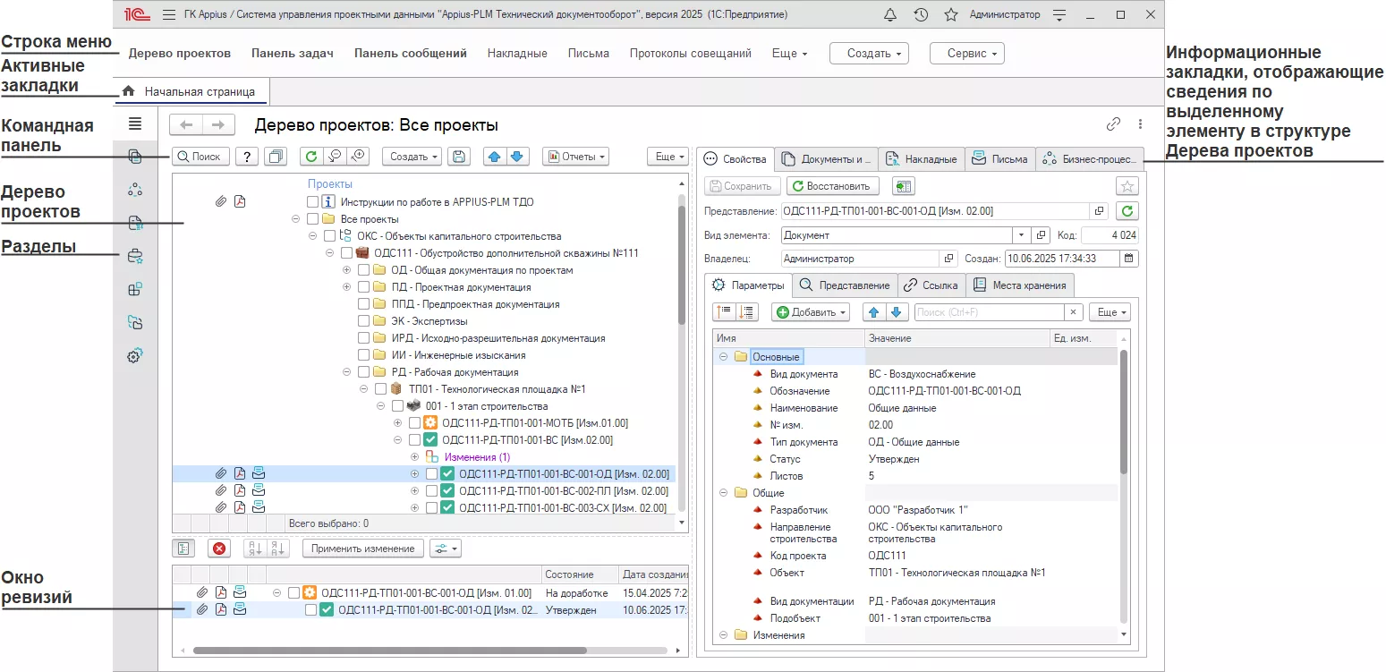 Appius-PLM Технический документооборот