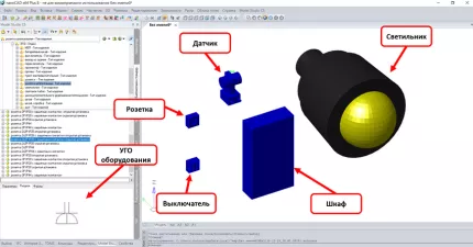 Model Studio CS Кабельное хозяйство
