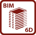 Логотип 1С:BIM 6D