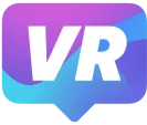 Логотип VR - цифровой двойник
